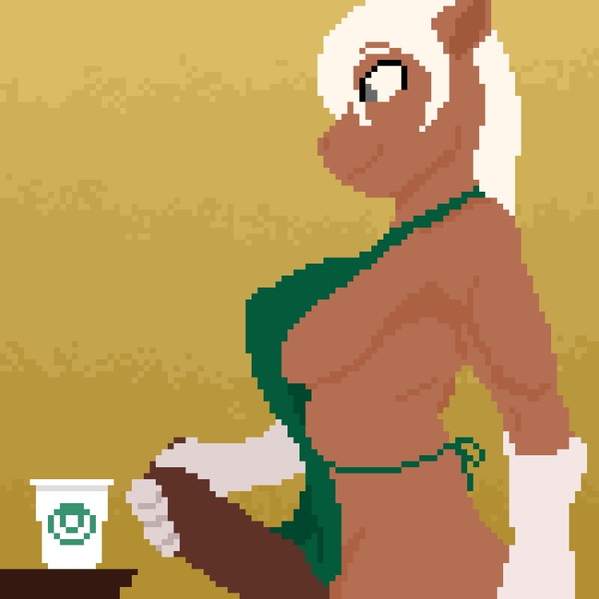 animated anthro balls batartcave big_balls big_breasts big_penis breasts cum cum_in_a_cup cum_in_container cum_in_cup cumshot cup dickgirl ejaculation equine futa_only futanari horse intersex loop mammal masturbation mocha_latte orgasm penis pixel_art smile smirk solo thrusting