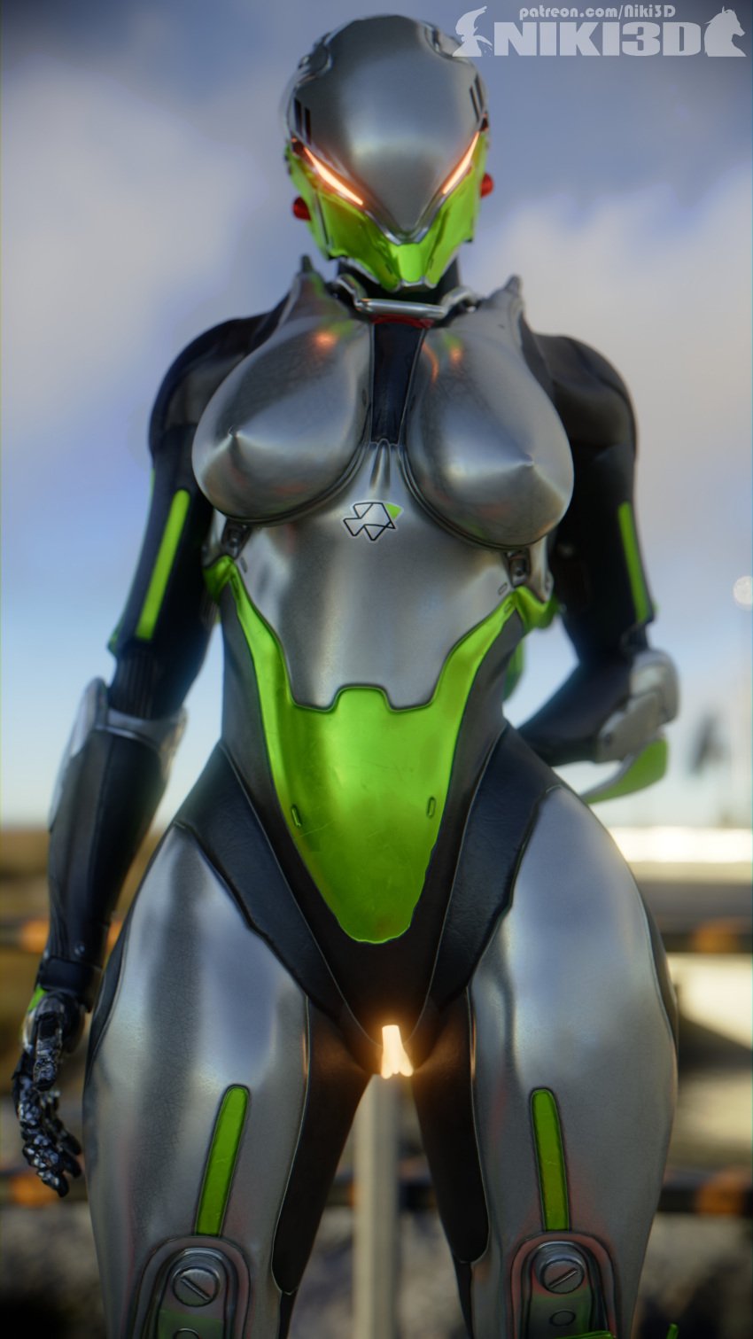 1girls 2024 3d 3d_(artwork) anthem big_thighs breasts busty cleavage female female female_focus female_only glowing_pussy helmet hi_res highres hips hourglass_figure interceptor looking_at_viewer medium_breasts niki3d pussy robot robot_girl robotic_arm slim_waist solo solo_female solo_focus thick_thighs thigh_gap thighs vagina voluptuous wide_hips