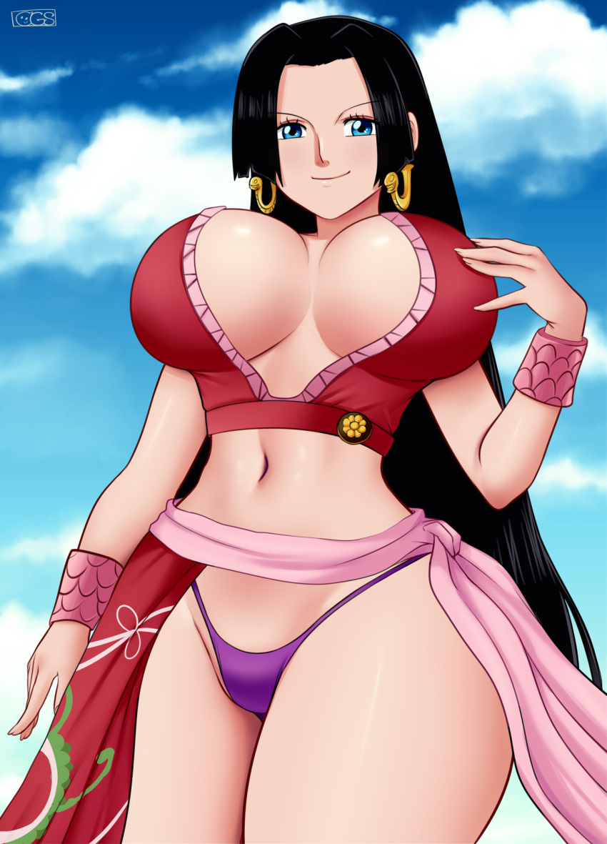 boa_hancock clouds deviantart fanbox_reward female female_only gummslime gumroad one_piece patreon solo tagme