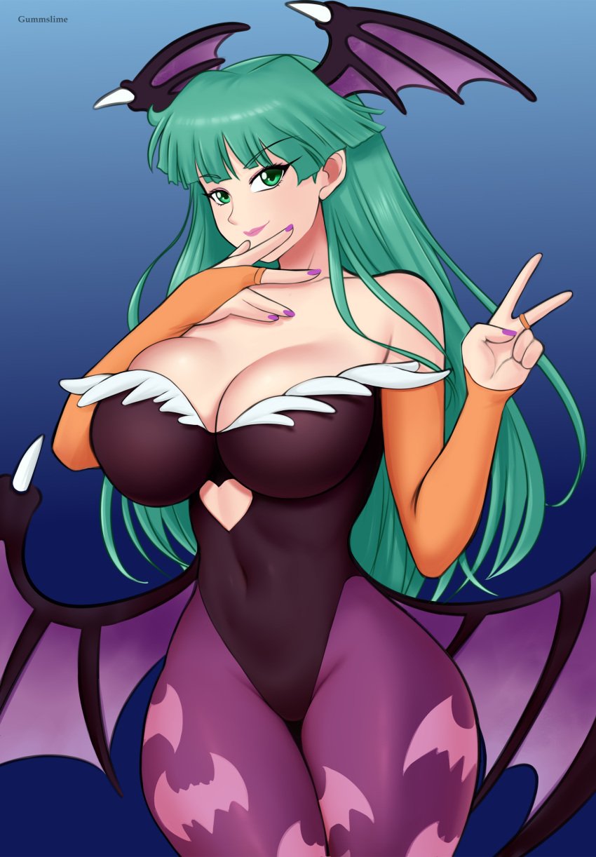 2023 darkstalkers deviantart fanbox_reward gummslime gumroad morrigan_aensland patreon succubus tagme