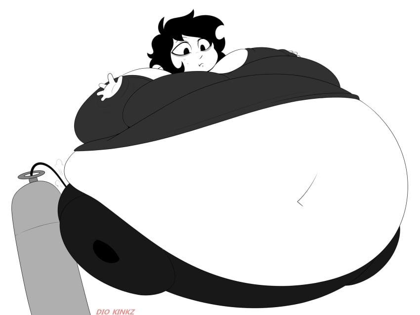 1boy air_inflation alduinafterdark balloon_fetish balloon_transformation edm_(puffytwink) femboy helium_tank huge_belly inflation oc original_character puffytwink sinking_into_flesh spherical_inflation sunken_head sunken_limbs taybrando