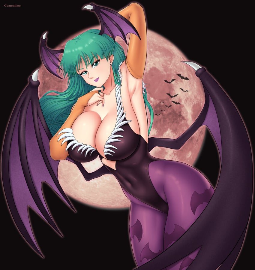 capcom darkstalkers deviantart fanbox_reward gummslime gumroad morrigan_aensland patreon succubus tagme