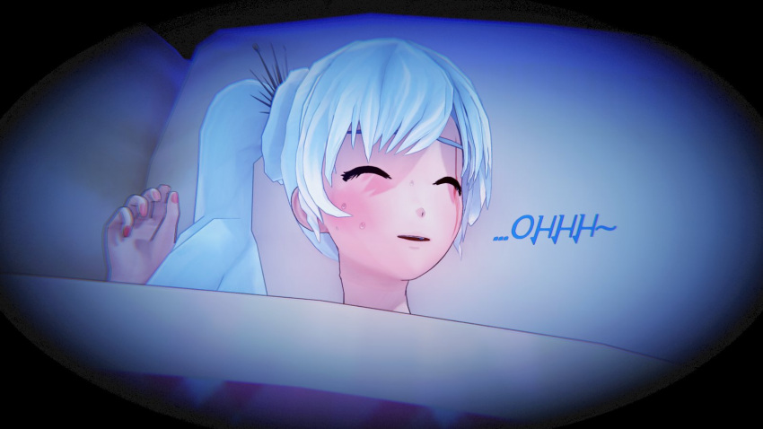 1futa 1girls 3d blowjob closed_eyes comic fellatio female futa_on_female futanari littlered-rose ruby_rose rwby sleeping weiss_schnee