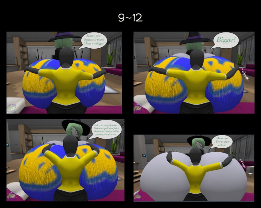 3d big_ass big_breasts breasts bubble_butt gardevoir huge_ass multiple_pages page_12 page_9 pokemon pokemon_(species) thick_thighs vanessa_(zer0264) wide_hips zer0264