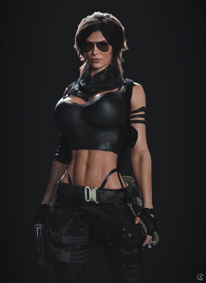 1girls 3d alf3d aviator_sunglasses big_ass big_breasts breasts bust busty chest curvaceous curvy curvy_figure eyebrows eyelashes eyes female female_focus hips hourglass_figure huge_breasts human lara_croft lara_croft_(survivor) large_breasts legs light-skinned_female light_skin lips mature mature_female slim_waist solo sunglasses thick thick_hips thick_legs thick_thighs thighs tinted_eyewear tomb_raider tomb_raider_(survivor) top_heavy voluptuous waist wide_hips