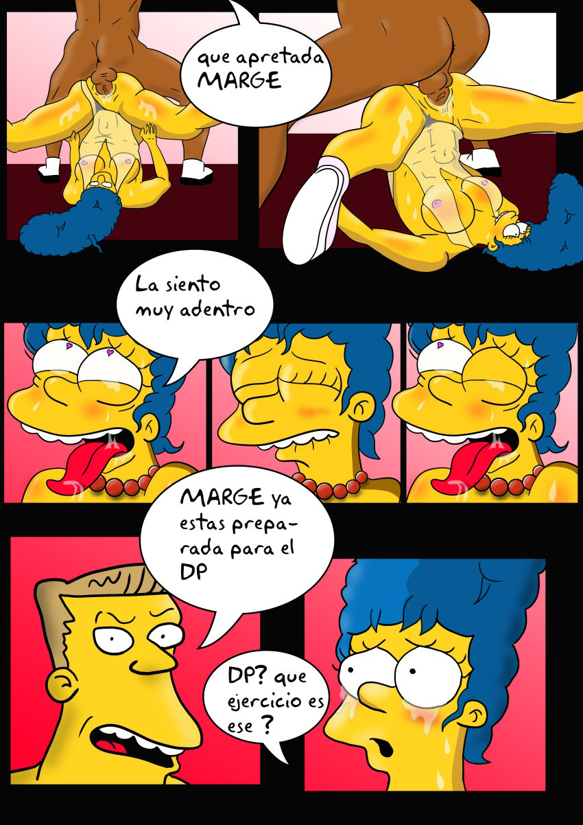 anal anal_sex ass asshole cuck cuckold female homer marge marge_simpson netorare ntr the_simpsons tits