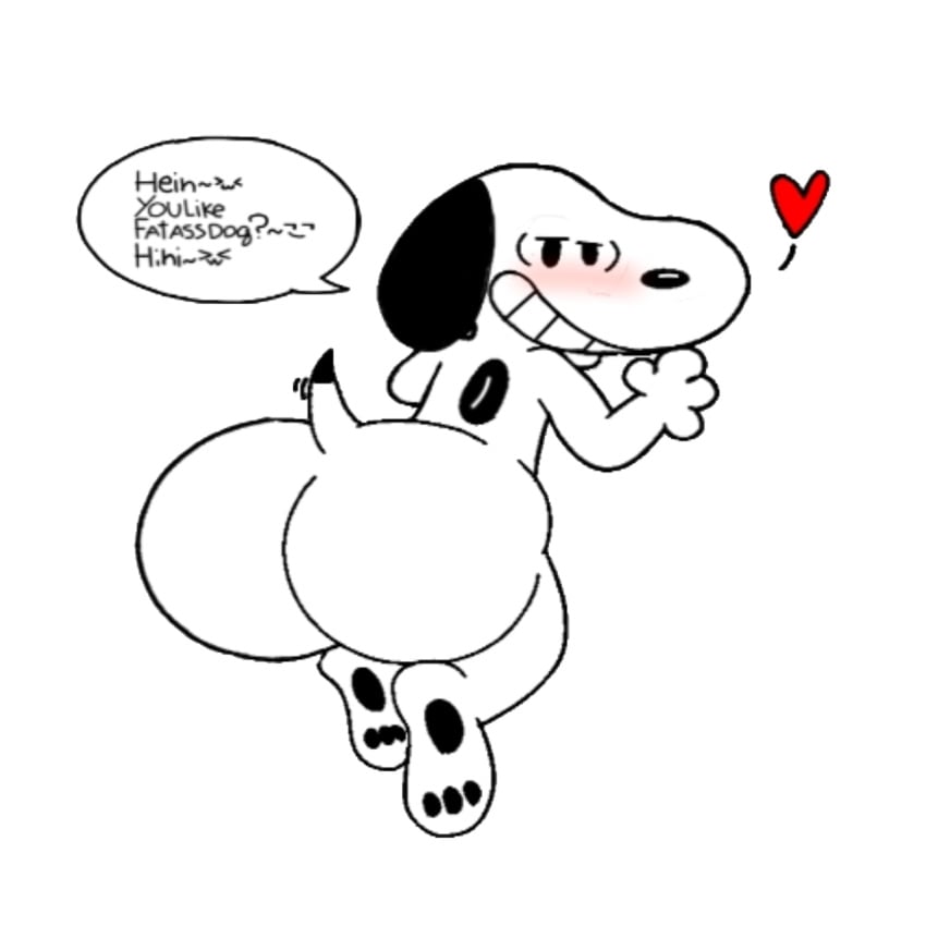 big_ass canine comic_character furry snoopy