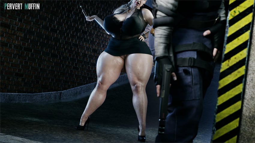 1boy 1boy1girl 1girls 3d annette_birkin ass big_ass big_breasts big_thighs bigger_female bottom_heavy breasts bust busty capcom chest chubby chubby_female curvaceous curvy curvy_figure female female_focus hips hourglass_figure huge_ass huge_breasts human large_ass large_breasts legs light-skinned_female light-skinned_male light_skin male mature mature_female milf mother older_female older_female_younger_male older_woman_and_younger_boy original_character pervert pervertmuffinmajima resident_evil resident_evil_2 resident_evil_2_remake round_ass round_breasts short_male slim_waist straight taller_girl thick thick_hips thick_legs thick_thighs thighs top_heavy video_game_character voluptuous waist wide_ass wide_hips wide_thighs young_racoon younger_male