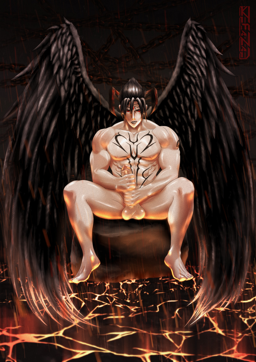 1male bara devil devil_jin male male_only sitting tekken tekken_8