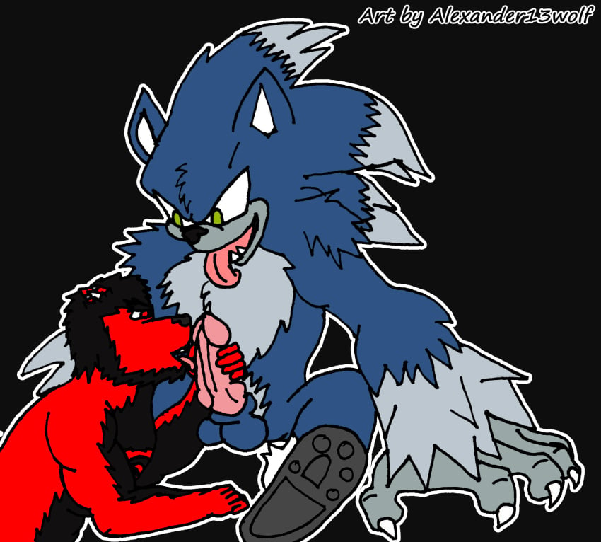 alexander13wolf male_only sonic_(series) sonic_the_werehog tagme werehog