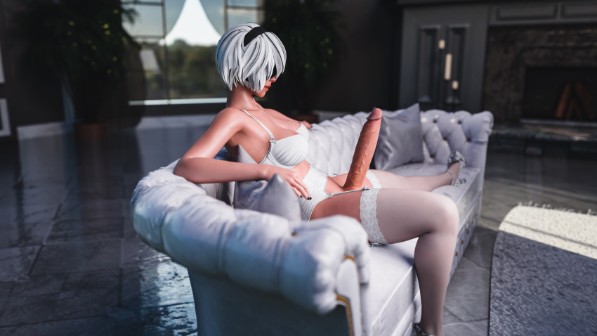Yorha 2b (Nier) Rule 34 Image