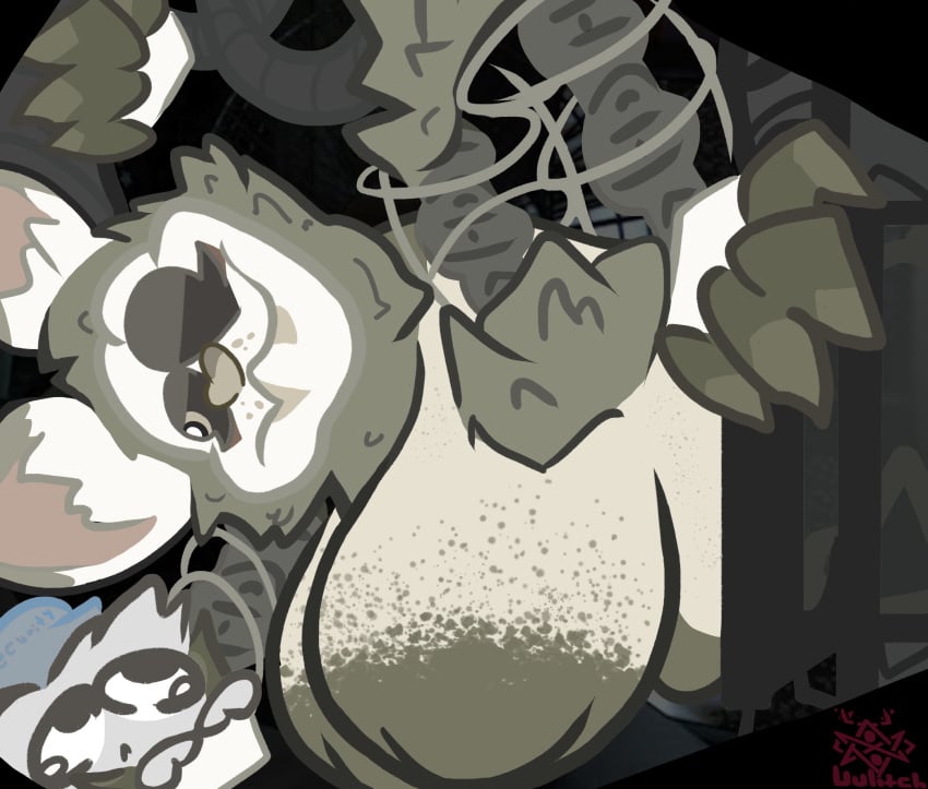 3_arms animatronic anon anthro areola belly big_areola big_belly big_breasts big_muscles big_nipples bodily_fluids breasts cables canid canine claws comic consolation crying cute_expression darkness deformed destroyed digital_media_(artwork) dominant dominant_female duo ears_up electronics eyelashes eyeliner fangs female femboy femboy_on_female five_nights_at_freddy's five_nights_at_freddy's_2 fox fur girly guard hi_res horror_(theme) huge_areola huge_belly huge_breasts huge_claws huge_hands huge_head huge_mouth huge_muscles huge_nipples jr's larger_female machine makeup male mammal mangle_(fnaf) mangle_(jr's) mangle_(jr’s) missing_eye monster multi_arm multi_limb muscular nipples page_2 provocative relaxed_expression relaxing robot scared scared_expression scottgames security security_guard simple_background size_difference stomach_bulge tears teeth uulitch ventilation white_body white_fur wire