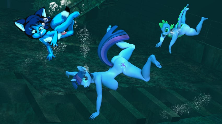 1girls 2boys 3d_(artwork) age_difference anthro balls barefoot big_breasts breasts byondrage canid canine collaboration curvy_figure danil4h digital_media_(artwork) dragon equid equine feet female fox freediving friendship_is_magic genitals group hasbro hi_res horn male male/female mammal my_little_pony mythological_creature mythological_equine mythological_scalie mythology nipples nude older_female original penis puffed_cheeks rage_(byondrage) scalie sea shipwreck skinny_dipping source_filmmaker spike_(mlp) swimming thick_thighs trio twilight_sparkle_(mlp) underwater unicorn voluptuous water wide_hips young younger_male