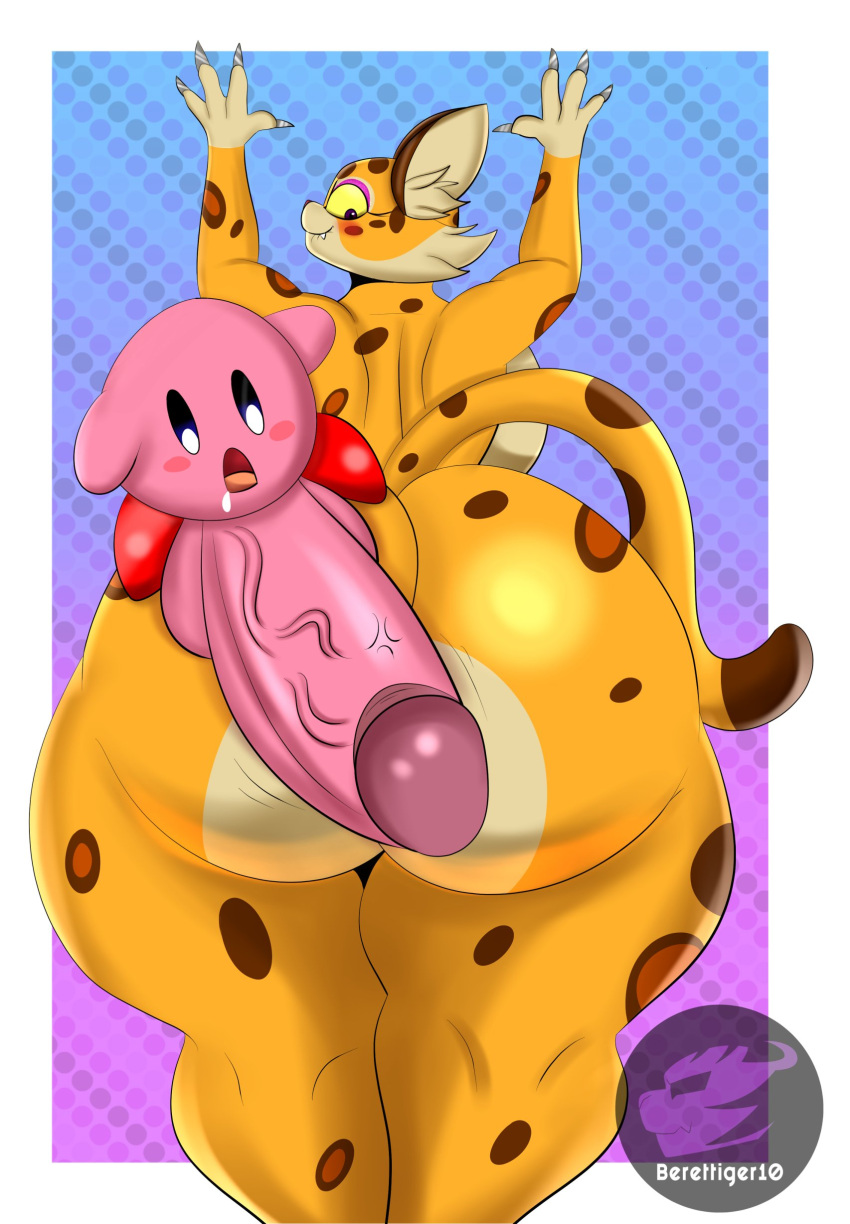 anthro ass berettiger26 big_ass big_breasts big_butt biting_lip breasts butt_jiggle clawroline claws cloud eyelashes felid feline female fur hi_res huge_ass huge_breasts huge_butt huge_cock hyper hyper_ass hyper_breasts hyper_butt jiggling kirby kirby_(series) kirby_and_the_forgotten_land leopard looking_down mammal massive_penis narrowed_eyes nintendo pantherine presenting presenting_hindquarters raised_tail rear_view seductive smile spots spotted_body spotted_fur teasing thick_thighs thunder_thighs video_games wide_hips yellow_sclera