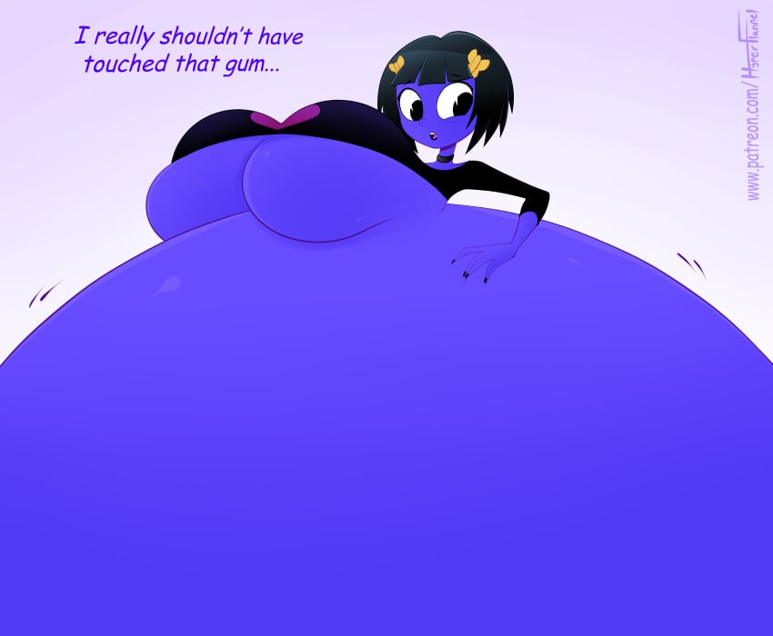 belly_expansion belly_inflation blueberry_inflation body_inflation breast_expansion breast_inflation detention_(series) expansion full_body_inflation hyper hyper_belly hyper_breasts hyperflannel inflation midriff shareena_wickett spherical_inflation underboob