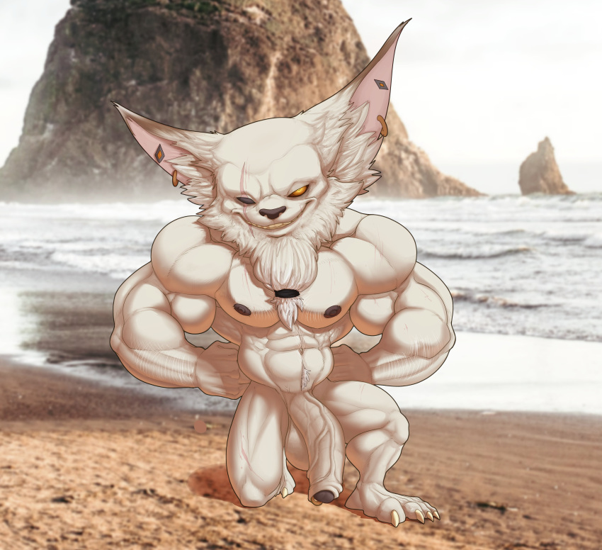 2022 4_toes absurd_res arm_hair balls beach beard bedroom_eyes belly belly_tuft biceps big_balls big_biceps big_calves big_deltoids big_ears big_flexor_carpi big_muscles big_pecs big_penis big_quads big_trapezius big_triceps black_glans black_nipples black_nose black_penis black_sclera blind_eye body_hair brachioradialis bristol brown_ears brown_markings cheek_tuft chest_hair chin_tuft claws colored day deltoids digital_drawing_(artwork) digital_media_(artwork) dipstick_ears ear_piercing ear_tuft extensor_carpi eye_scar facial_hair facial_scar facial_tuft feet flaccid flexor_carpi fluffy_ears foreskin front_view full-length_portrait genital_piercing genitals glans glowing glowing_eyes gold_(metal) gold_jewelry gold_ring half-closed_eyes hand_on_hip happy hi_res huge_balls huge_biceps huge_brachioradialis huge_calves huge_cock huge_deltoids huge_extensor_carpi huge_flexor_carpi huge_muscles huge_pecs huge_quads huge_trapezius huge_triceps humanoid_genitalia humanoid_hands humanoid_penis hyper hyper_balls hyper_biceps hyper_brachioradialis hyper_deltoids hyper_extensor_carpi hyper_flexor_carpi hyper_genitalia hyper_muscles hyper_pecs hyper_triceps inner_ear_fluff jewelry kled kneeling league_of_legends leg_scar long_foreskin looking_at_viewer male_anthro male_only mammal markings multicolored_ears muscular narrowed_eyes nipples nude_anthro nude_male old old_anthro old_male open_mouth open_smile outside pecs penis penis_piercing photo_background piercing pink_inner_ear plantigrade portrait prince_albert_piercing public public_nudity pupils quads riot_games scar seaside seductive shaded short short_anthro short_male smile smiling_at_viewer thick_penis toes trapezius triceps tuft two_tone_ears vein veiny_penis video_games white_arms white_balls white_beard white_belly white_chest white_claws white_ears white_feet white_fingers white_foreskin white_hands white_inner_ear white_legs white_penis white_pubes white_pupils white_toes yellow_eyes