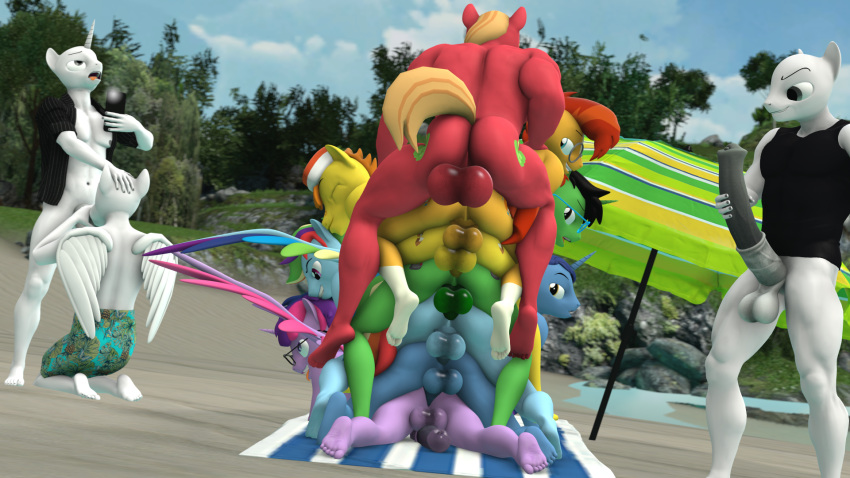 16:9 3d_(artwork) anal anal_sex animal_genitalia animal_penis anthro anthrofied backsack bald balls beach_towel big_macintosh_(mlp) big_penis carrot_cake_(mlp) cellphone cutie_mark digital_media_(artwork) earth_pony equid equine equine_penis erection eyewear father father_and_child father_and_son friendship_is_magic ftm_crossgender fuckboy gangbang gay genitals glasses group group_sex hi_res horn horse incest male male/male mammal my_little_pony night_light_(mlp) oral parasol parent parent_and_child pegasus penetration penis phone pony rainbow_blitz_(mlp) ray_cyber_tech_(artist) ray_cyber_tech_(character) rule_63 sex smartphone son spread_wings sunburst_(mlp) towel tower_of_sex twilight_sparkle_(mlp) unicorn widescreen wing_boner wings yaoi