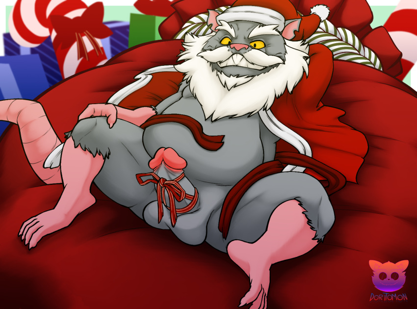 2023 anthro balls beard belly christmas christmas_clothing christmas_headwear clothing costume detailed_background doritomon elder elderly_anthro elderly_male erection facial_hair fur genitals grey_body grey_fur hat headgear headwear holidays male mammal master_splinter mature_male moustache murid murine old old_man overweight overweight_male penis pink_nose rat rise_of_the_teenage_mutant_ninja_turtles rodent santa_costume santa_hat solo teenage_mutant_ninja_turtles