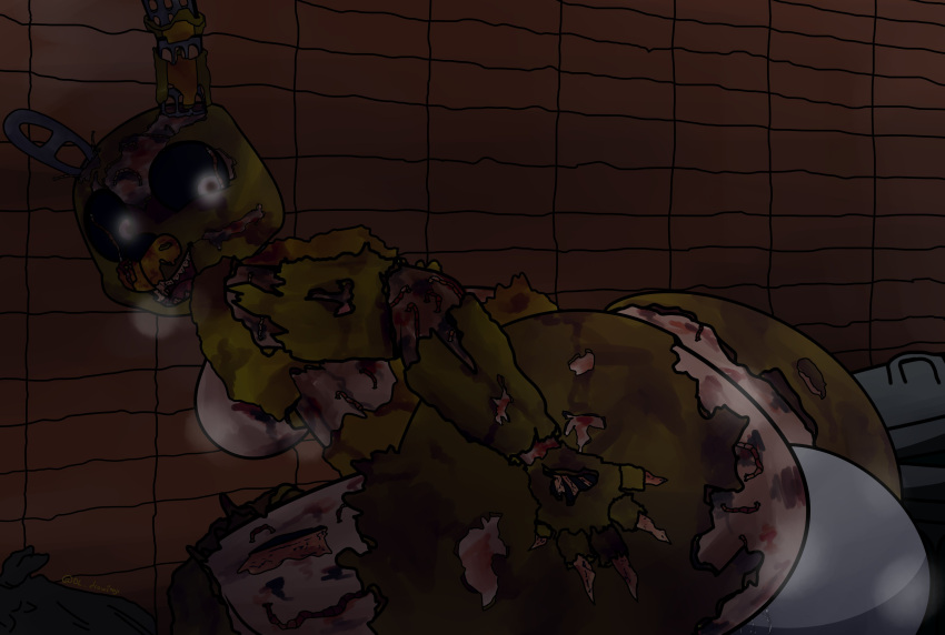 1girls alternate_version_at_source anon ass ass_grab big_ass blood bodily_fluids breasts crossgender desesperadoleon facesitting female five_nights_at_freddy's freddy_fazbear's_pizzeria_simulator genderswap genderswap_(mtf) human male male/female pussy_juice rule_63 scottgames scraptrap suit tagme undead william_afton