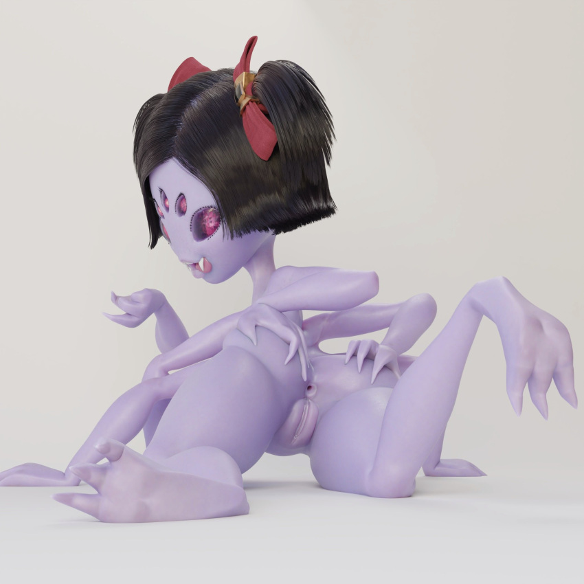 anus feet female limenade69 monster_girl muffet multi_arm multi_eye multi_limb pussy spider_girl undertail undertale undertale_(series)