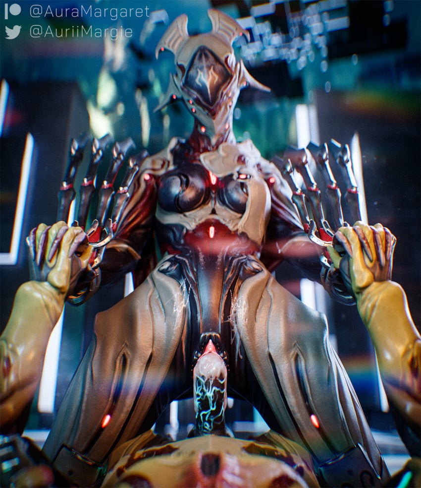 1futa 3d 3d_(artwork) athletic_female athletic_futanari auramargaret blender_(software) bodily_fluids cowgirl_position cum cum_in_pussy cum_inside dominant_female female female_on_top female_penetrated futa_on_female futa_with_female futanari garuda_(warframe) gynomorph gynomorph/female handholding holding_hands ivara_(warframe) multicolored_body penis pussy tenno warframe