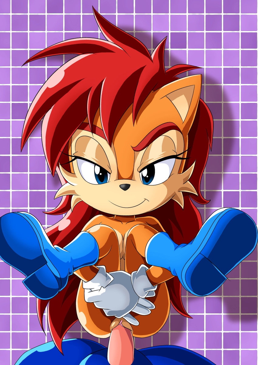 alicia_acorn_(anti-sally) archie_comics bbmbbf chipmunk chipmunk_humanoid female furry furry_female hair interspecies mammal mammal_humanoid milf mobius_unleashed palcomix red_hair rodent rodent_humanoid sega shoes sonic_(series) sonic_the_hedgehog sonic_the_hedgehog_(archie) sonic_the_hedgehog_(comics) tagme_(artist)