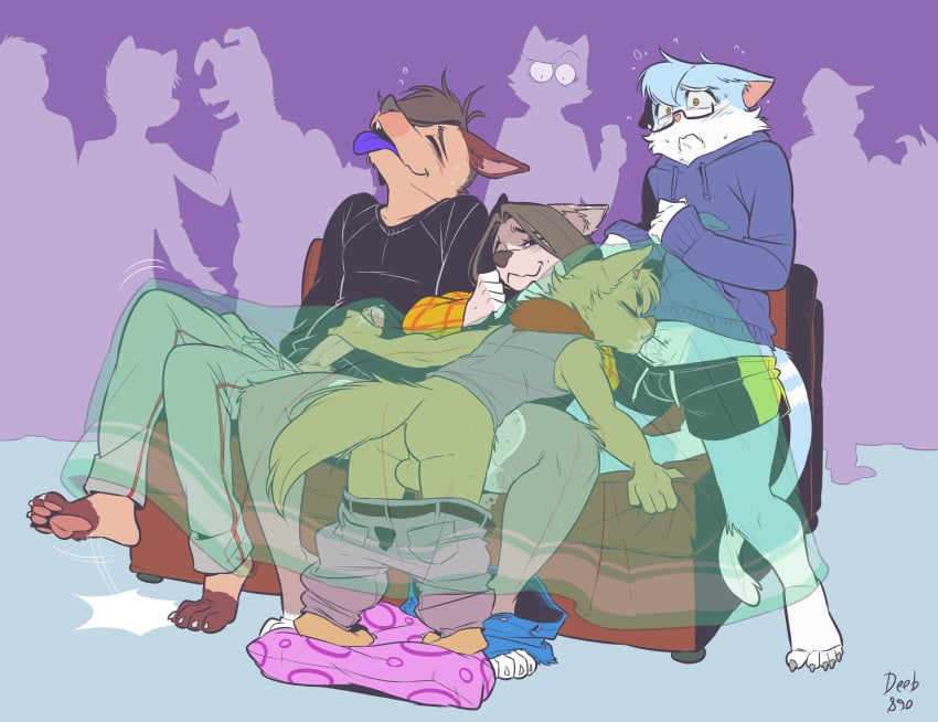 absurd_res anthro anthro_on_anthro anthro_penetrated anthro_penetrating anthro_penetrating_anthro anthro_pentrating bed biped bisexual bodily_fluids catnip_(khatnid) deeb890 dominant dominant_male dripping erection fan_character felid feline felis fellatio female female_penetrated fluffy from_front_position furniture genital_fluids genitals group group_sex hi_res humanoid_genitalia humanoid_penis larger_male league_of_legends leaking_precum male male/female male/male male_penetrated male_penetrating male_penetrating_female male_penetrating_male mammal neck_tuft nude on_bed oral oral_penetration penetration penile penis polyamory precum precum_drip precum_on_penis pussy pussy_juice riot_games sex size_difference small_dom_big_sub smaller_male standing stealth_sex submissive submissive_male teemo_the_yiffer tuft under_blanket under_covers vaginal_penetration vaginal_penetration video_games yordle