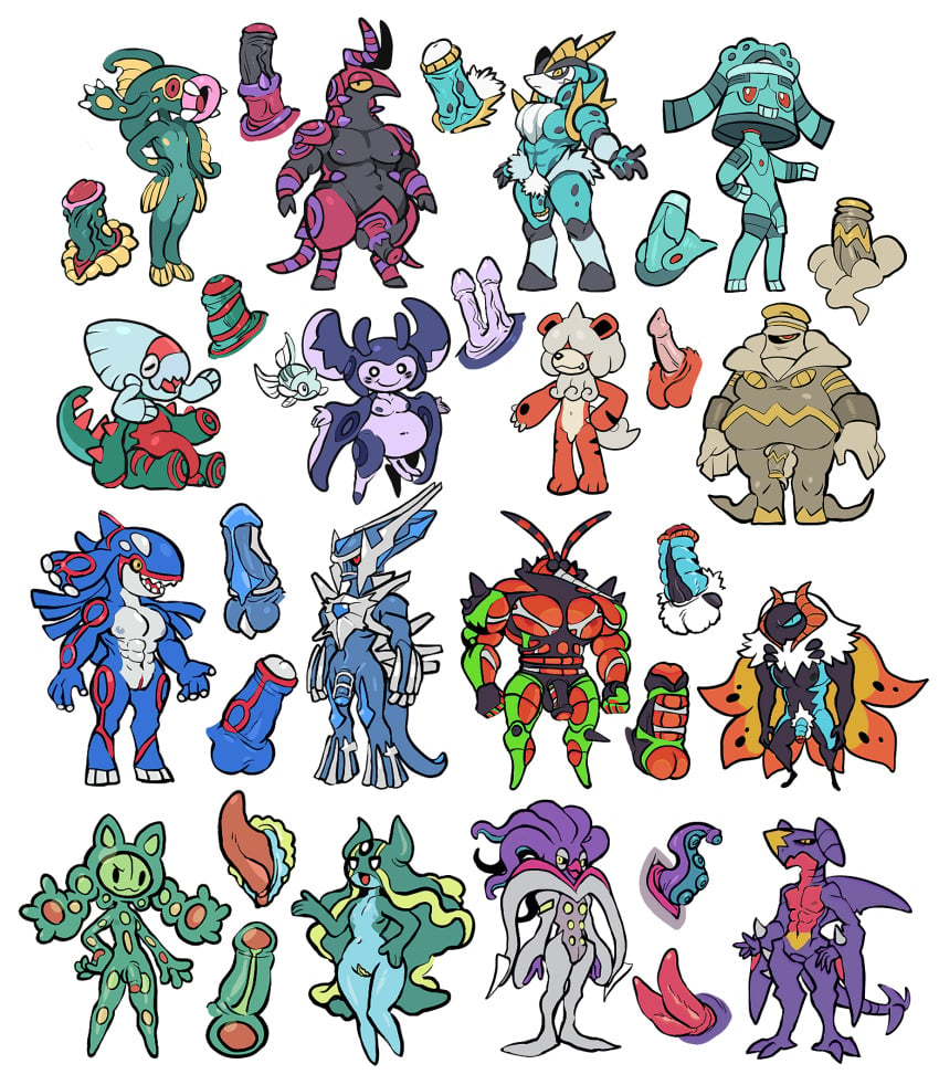 amoeba_(organism) animal_genitalia animal_penis anthro anthrofied arthropod avian bacteria_(organism) balls blue_body bronzong buzzwole cell_(organism) cephalopod chimera chubby_male claws cobalion comparison_chart dialga dick_chart diphallia diphallism dracovish dragon dusknoir east_sea_gastrodon eelektross erection fish fossil_pokémon garchomp gastrodon genitals ghost group growlithe hemipenes hi_res hisuian_growlithe humanoid kyogre legendary_pokemon malamar male male_only mammal mantine marine micro_organism_(organism) mollusk multi_genitalia multi_penis multicolored_body muscular muscular_male myriapod nintendo nipples nude open_mouth penis penis_size_chart penis_size_comparison_meme penis_size_difference penis_tentacles pokémon_(species) pokemon pokemon_(species) pokemon_legends:_arceus pokemorph red_eyes regional_form_(pokémon) remoraid reptile reuniclus scalie scolipede size_comparison slightly_chubby spirit sugata1616 tentacle ultra_beast unicellular_organism_(organism) unusual_anatomy unusual_genitalia unusual_penis volcarona white_background