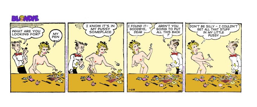 blondie_(comic) blondie_bumstead dagwood_bumstead female human tagme