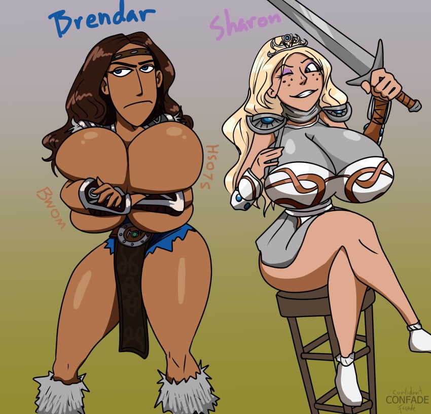 breast_expansion brendar confade confidentfacade sharon the_barbarian_and_the_troll