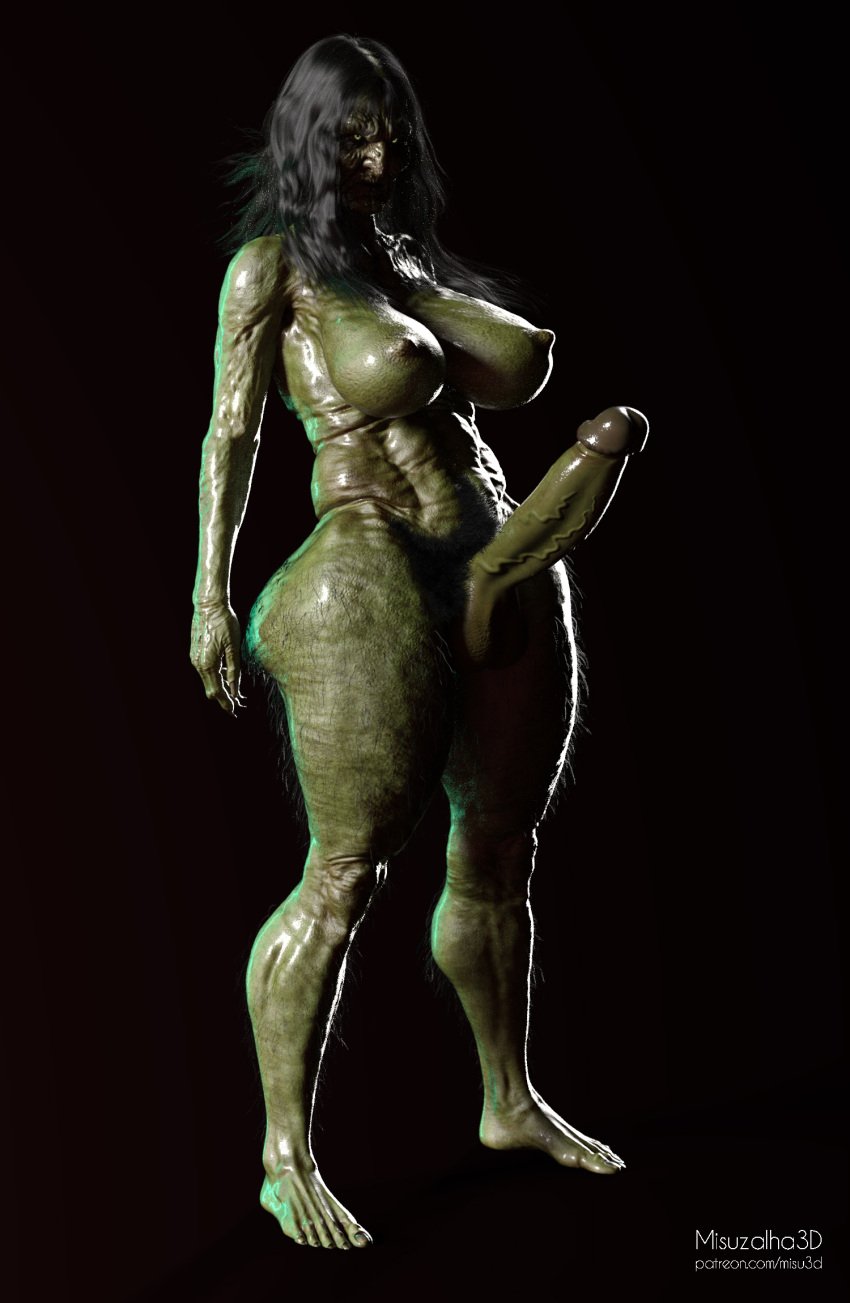 1futa 3d big_breasts big_penis daz_studio dickgirl futa_only futanari glowing_eyes green_skin hairy hairy_ass hairy_legs large_penis mature misuzalha3d monster monster_girl muscular_futanari old_lady olga_(misuzalha3d) patreon penis pubes pubic_hair render thick_thighs ugly_female ugly_futa veiny veiny_penis wide_hips witch yellow_eyes