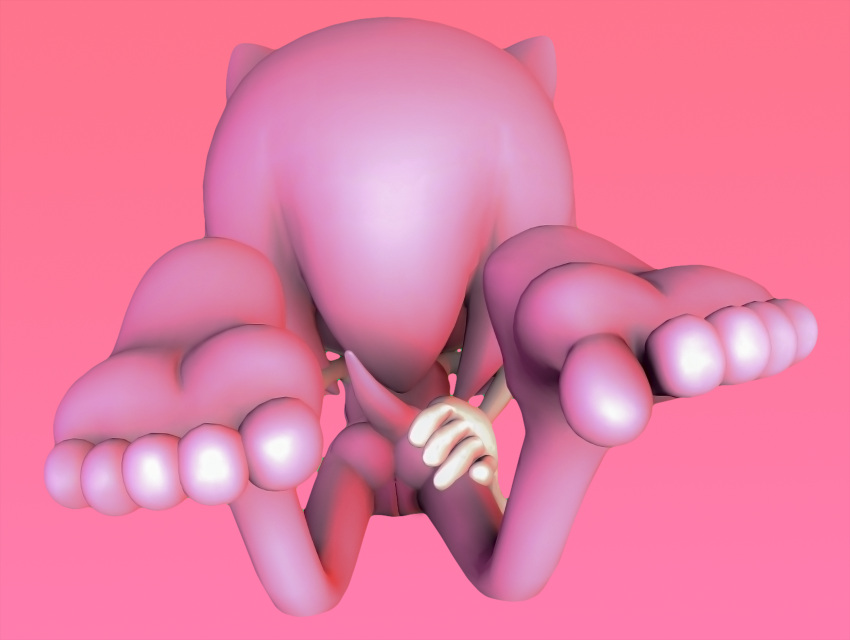 4:3_aspect_ratio amy_rose anus ass back behing colored_skin eyelashes feet female furry green_eyes hand_on_ass hand_on_hip hedgehog high_resolution large_filesize legs_up long_eyelashes nude pink_background pink_fur pink_hair pink_skin seductive seductive_pose sega smf soles sonic_(series) sonic_the_hedgehog_(series) tail toes vagina