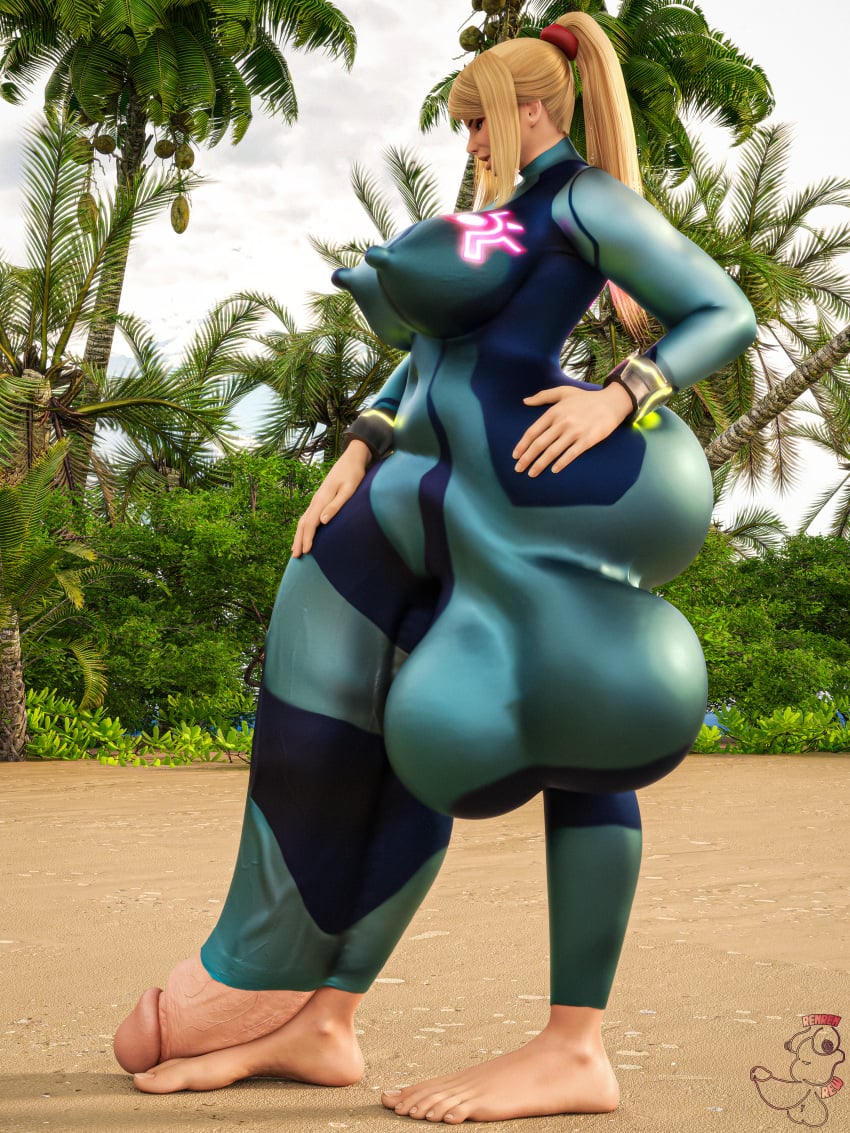 2futas 3d ass balls balls_expansion beach belly big_breasts big_cock blonde_hair breasts chubby full-package_futanari futa_only futanari growth hyper hyper_balls hyper_penis medium_breasts metroid no_nut_november pale_skin penis penis_expansion perky_breasts renrenrew retracted_foreskin samus_aran six_pack suit thick_thighs very_long_penis zero_suit_samus