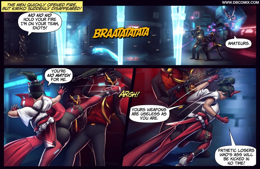 beating_off caption catfight comics dbcomix female femdom girl helpless humiliation kiriko_(overwatch) overwatch overwatch_2 parody punished redenshi torment