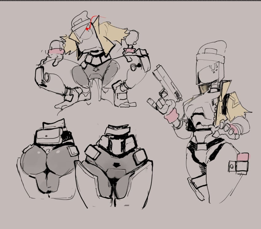 2023 5_fingers anthro ass beanie bodily_fluids clothed clothing crouching_cowgirl digital_media_(artwork) duo epic_games female fingers fortnite genital_fluids genitals gun hat headgear headwear hi_res human lube machine mammal monochrome multiple_images partially_clothed peculiart penetration penile penile_penetration penis_in_pussy precum pussy pussy_juice ranged_weapon rebel_(fortnite) red_eyes robot simple_background vaginal_penetration vaginal_penetration weapon