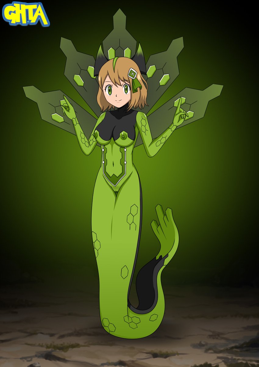 brown_hair cosplay game_freak ghta green_eyes nintendo pokemon pokemon_(cosplay) serena_(pokemon) solo solo_female tagme zygarde_(cosplay)