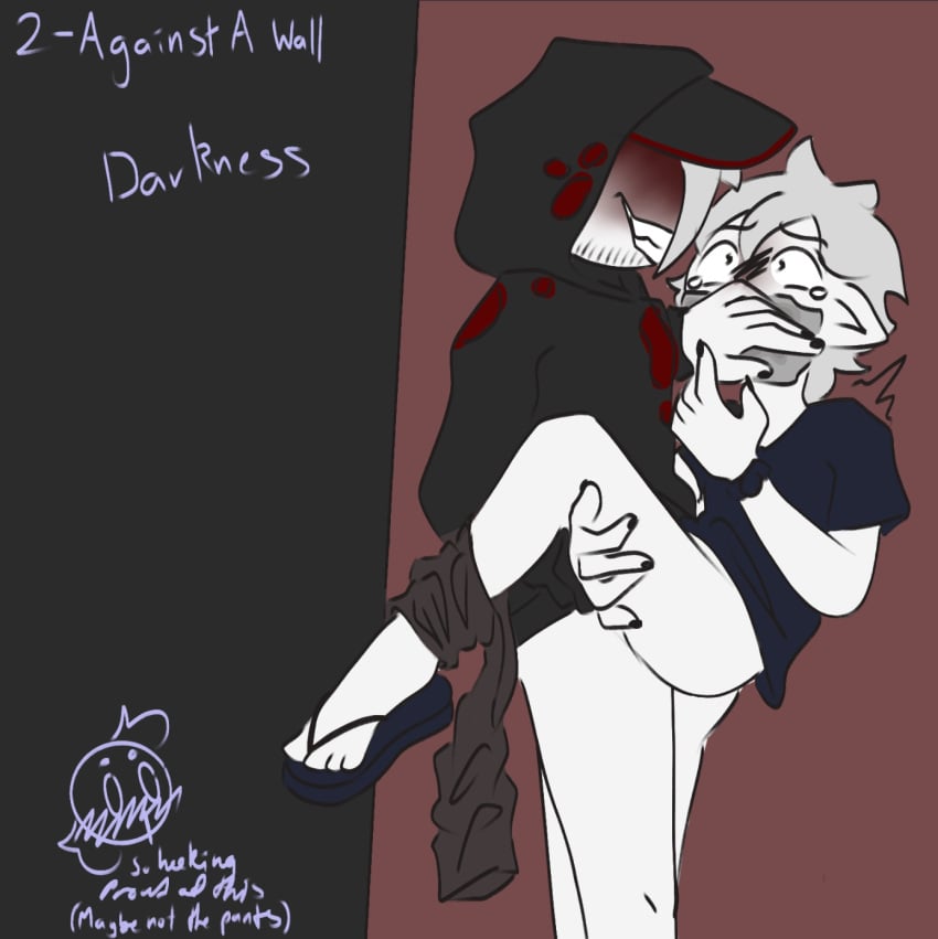 broken_colors chaosferret damon_(broken_colors) demonboy dubious_consent kinktober_2024 male/ambiguous