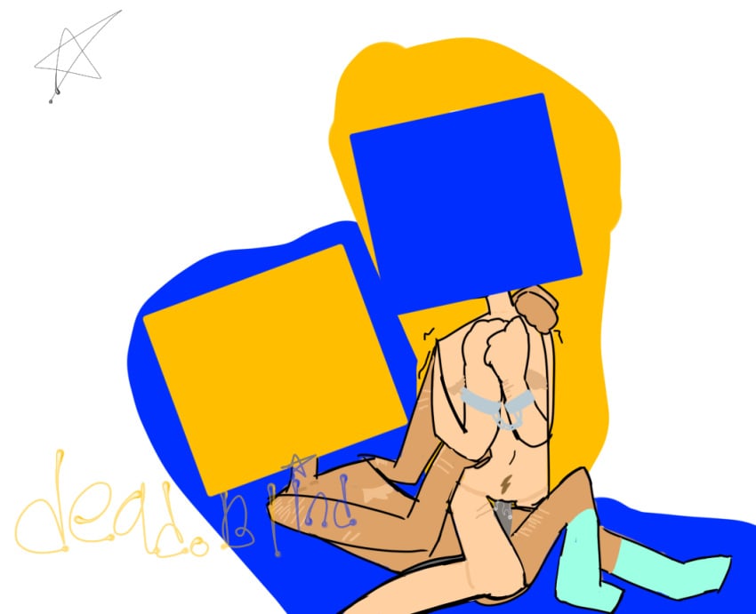 blue_and_yellow censored_face female_to_male interracial male_only scars