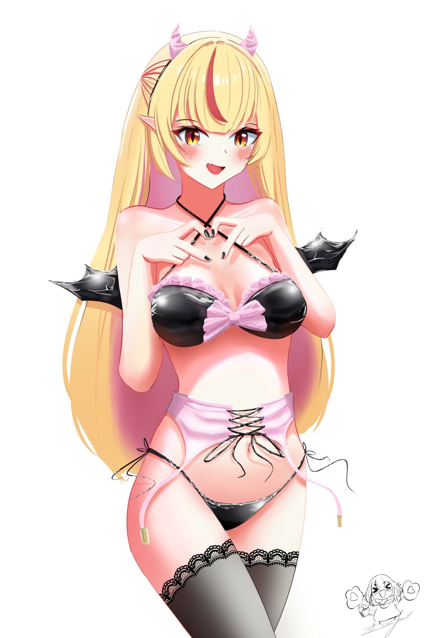 blonde_hair eternals_(idol_corp) female female_only hag idol-es idol_corp long_hair necromancer nude nude_female pointy_ears red_eyes ruby_runeheart small_breasts solo witch young