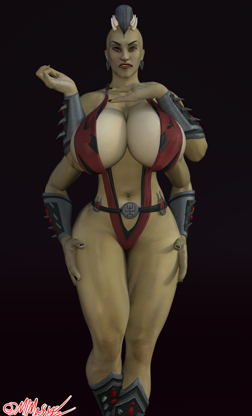 1girls 3_fingers 3d 4_arms athletic athletic_female big_breasts black_hair breasts bust busty cleavage curvaceous curves curvy curvy_body curvy_figure dark-skinned_female dark_skin digital_media_(artwork) eyebrows eyelashes eyes female female_focus female_only fighter fit fit_female hair hips horns hourglass_figure huge_breasts humanoid large_breasts legs lips midway midway_games monster_girl mortal_kombat mrmasskie multi_arm multi_limb netherrealm_studios outworld outworlder sheeva shokan solo thick thick_body thick_legs thick_lips thick_thighs thighs toned toned_female top_heavy upper_body voluptuous waist wide_hips