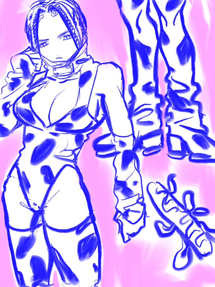 1girls breasts cow_girl female human jojo's_bizarre_adventure pix2524 rikiel rule_63 shounen_jump stone_ocean