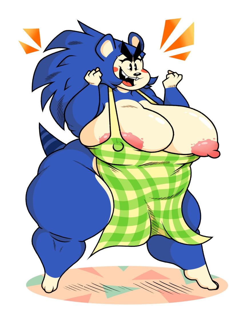 2022 animal_crossing big_breasts breasts female mabel_able nintendo nipples redphucksaround tagme thick_thighs thighs wide_hips