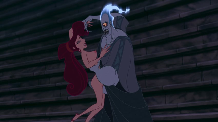 clothed_male disney forced grabbing_waist hades_(hercules) hercules_(disney) imminent_rape imminent_sex impending_rape manhandling meg megara naked naked_female nipples nude nude_female penis