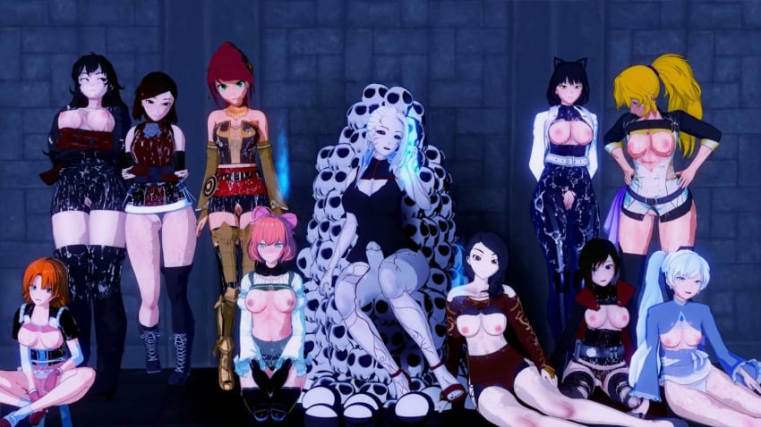 3d black_hair blake_belladonna blonde_hair cinder_fall futanari koikatsu lavender_eyes milf nora_valkyrie orange_hair penny_polendina pyrrha_nikos raven_branwen red_eyes red_hair ruby_rose rwby salem silver_eyes summer_rose weiss_schnee white_hair yang_xiao_long