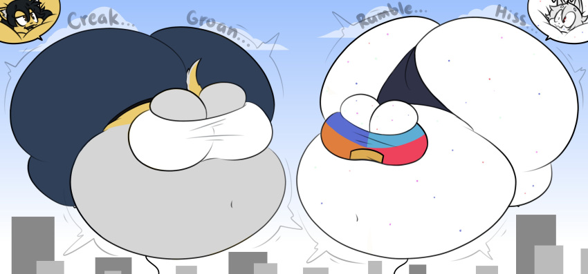 balloon_inflation big_breasts breasts huge_breasts inflation puffster3 thick_thighs wide_hips