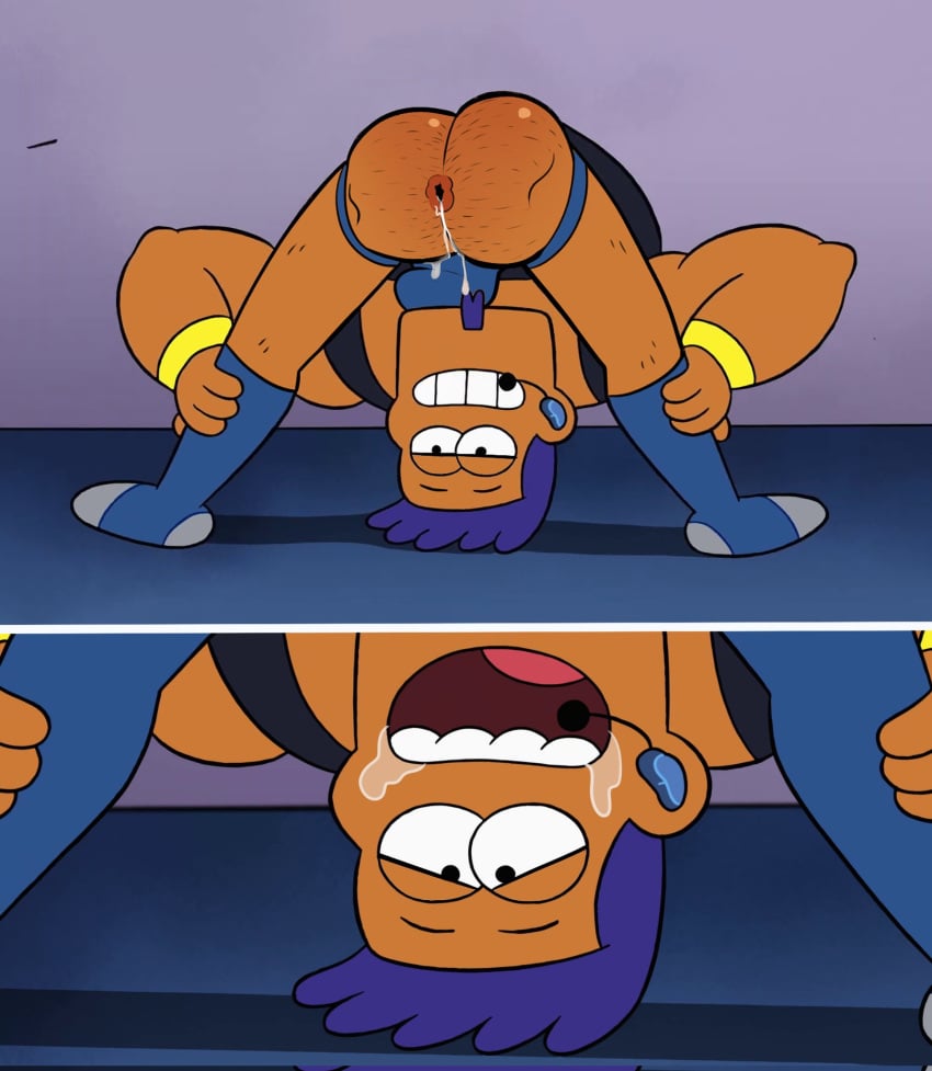 1boy anus ass big_city_greens cum_in_ass gay jockstrap joeemillery juan_pablo male_focus male_only penis presenting solo