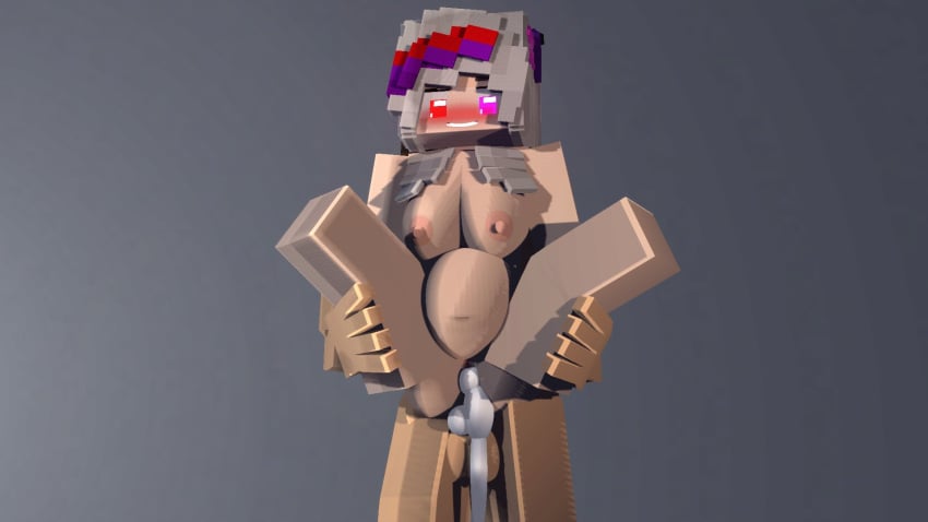 1boy 1girls 3d bathroom big_breasts cum cum_in_pussy cum_inside female gray_hair leg_grab leg_lift mine-imator minecraft naked penetration purple_eyes red_eyes riding_penis sex tagme xxtrixie_(xxtrixieggman9) zerothree