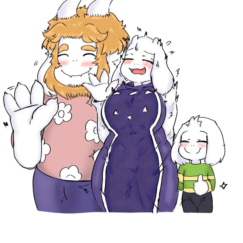 1girls 2boys age_difference aged_up asgore_dreemurr asriel asriel_dreemurr ass_grab blush breasts cum family father father_and_child father_and_mother father_and_son female flower heart horny husband husband_and_wife incest mother mother_and_child mother_and_father mother_and_son pung_kung sweat tail toriel uncomfortable undertale wife wife_and_husband worried worried_expression