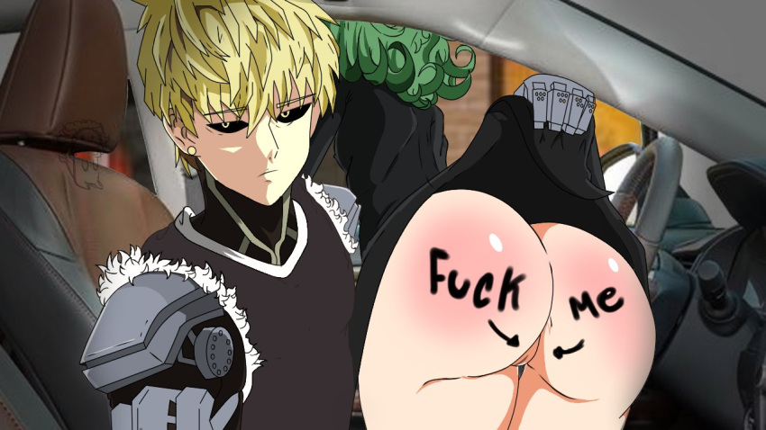 1boy 1girls female genos male one-punch_man tagme tatsumaki zolengedwaart