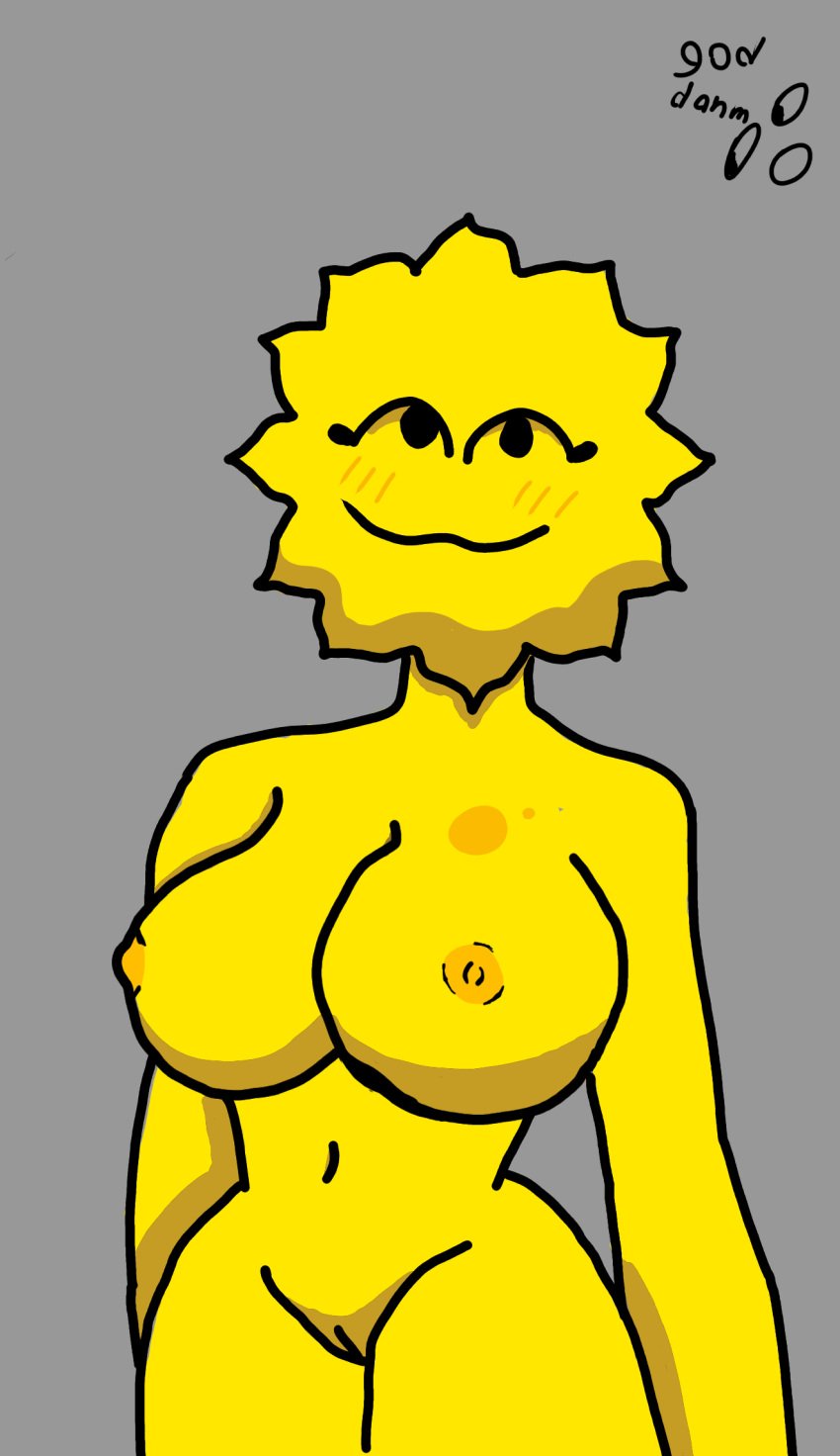 1girls anthro areola areolae belly_button big_areola big_breasts blush breast breasts completely_nude completely_nude_female danm female female_anthro female_focus female_only god_danm grey_background happy3nding looking_at_viewer m_u_g_e_n naked naked_female nipples nude nude_female orange_blush orange_nipples pussy roblox self_upload simple_background smug_sun stomach sun thick thick_thighs vesties veszteség wide_hips yellow-skinned_female yellow_body yellow_skin